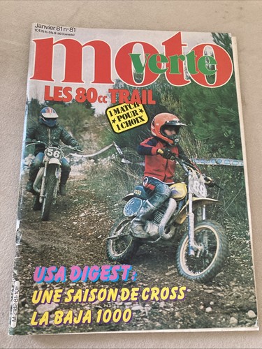 Moto verte 1981 - 81, 1000