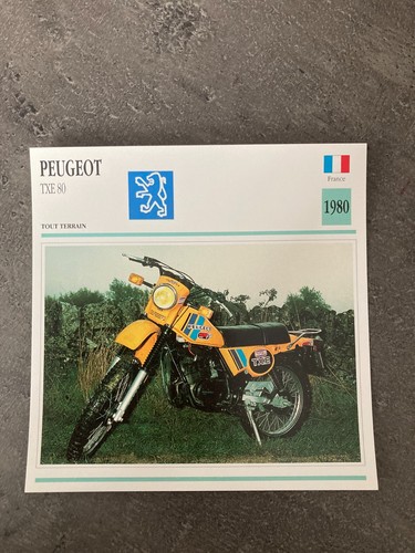 Carte fiche moto collection - fiche,
