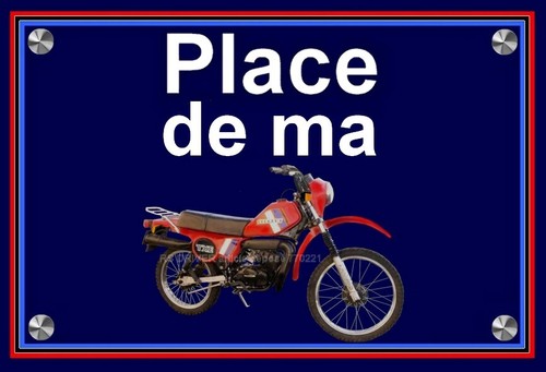 Plaque place ma - de, peugeot