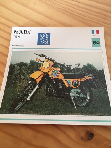 Peugeot txe 1980 carte - txe,